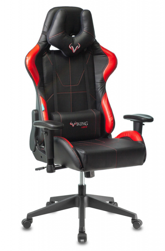 Кресло игровое Zombie VIKING 5 AERO черный/красный