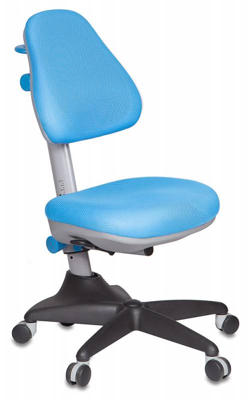 Кресло детское Бюрократ KD-2 светло-голубой TW-55
