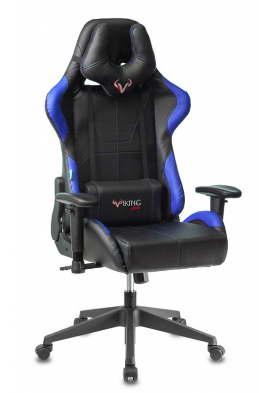 Кресло игровое Zombie VIKING 5 AERO черный/синий