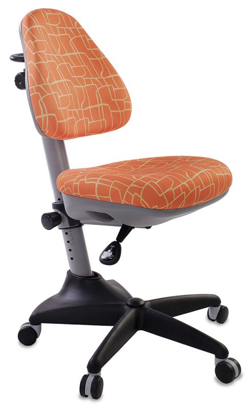 Кресло детское Бюрократ KD-2 оранжевый жираф