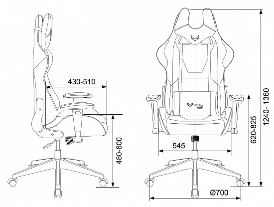 Строение кресла для геймеров